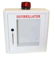 Indoor AED Cabinet with Strobe Light & Alarm - Locked