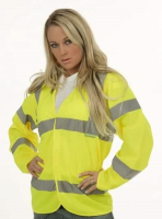 High Visibility Long Sleeved Vest - Yellow