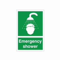 Emergency Shower First Aid Sign 200mm x 300mm