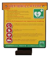 AED Wall Bracket or Wall Hanger for Universal Use
