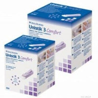 Unistik 3 Comfort Safety Lancets - Box of 100