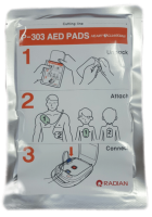 Replacement Defib Pads for the Radian Heart Guardian AED (HR-501)