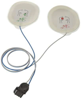 "Leads Out" style defib pads to fit the CU Medical I-PAD AED NF-1200 (Pattern)