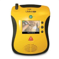 Lifeline Pro AED Defibrillator with video display