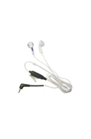White Earphone bud style earpiece for the SRP Sepura radio