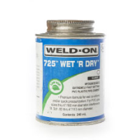 Weld-On&#174; 725&#8482; Wet ?R Dry&#8482;
