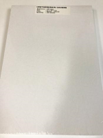 A4 Leather Embossed Covers (100) - White