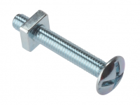 CROSS HEAD ROOFING BOLTS + SQUARE NUTS