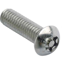 TORX PIN BUTTON HEAD SECURITY SCREWS ISO 7380 A2 ST/ST