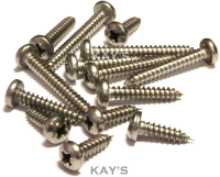 No.8 Self Tapping Screws. Stainless Steel. Mixed 200 Pk.