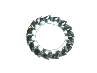 EXTERNAL TOOTH WASHER DIN 6798 ZINC PLATED