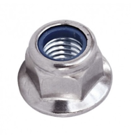 NYLOC NUT WITH SERRATED FLANGE A2 ST/ST