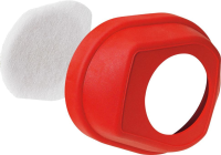 SATA Pack of 2 Pre-Filter Holders and 10 Pre-Filters Red