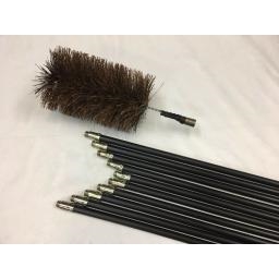 5" inch x 30ft Chimney Soot Cleaning Rod Suppliers 