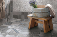 Hexagon Look Tiles In Southampton