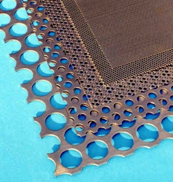 Round Holes Brass Perforated Sheets