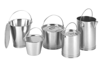 Stainless steel buckets