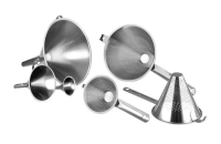 Stainless steel funnels