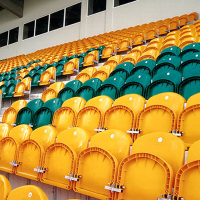Coloured Stadium Seating
