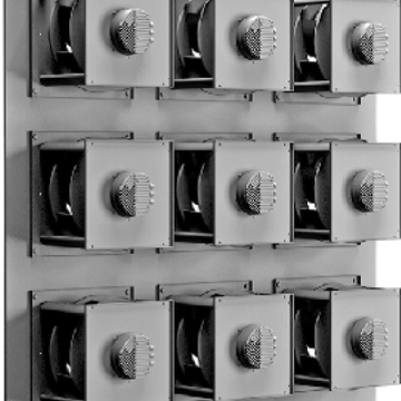 Multiple ECFanGrid Ventilation Efficiency Solutions
