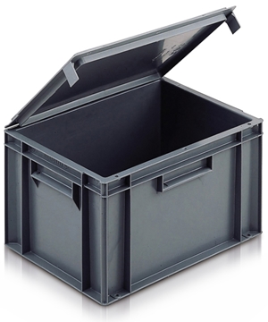 Stackable Containers With Attached Lid