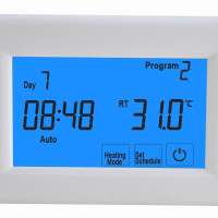TR8200 Touch Screen Thermostat - Black