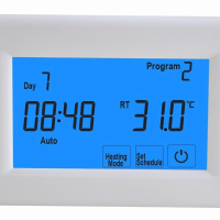 TR8200 Touch Screen Thermostat - White