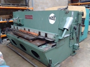 Used Hydraulic Swing Beam Guillotine With Metric Power