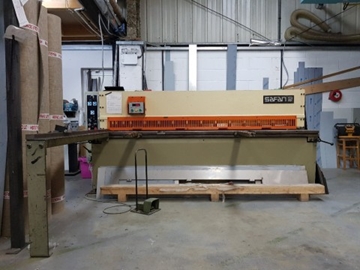 Used Guillotine With Three Button Metric Power