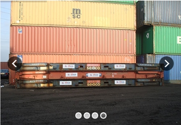 Secure Flat Rack Containers
