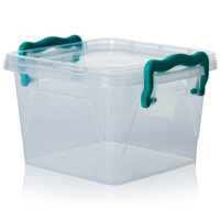 1.2 Litre Square Multi Plastic Storage Box [sq multi mini]