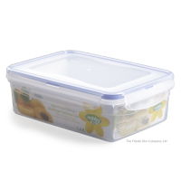 1.4 Litre Rectangular Plastic Food Storage Box With Clip Lid