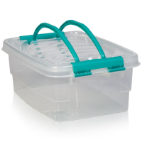 5 Litre Handy Plastic Storage Box?with Handle and?Lid