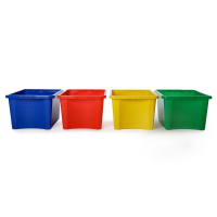 Pack of 5 - 30 Litre Stack?and Store Plastic Storage Boxes