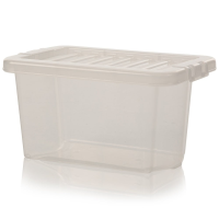 6.5 Litre Crystal Plastic Storage Box with Lid