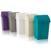 8 Litre Casa Plastic Swing Bin