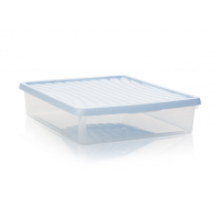 14.75 Litre Wham Shallow A3 Plastic Storage Box With Lid