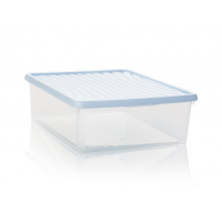 23.5 Litre Wham A3 Paper Plastic Storage Box With Lid - Deep