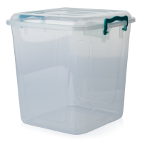 Pack of 3 - 20 Litre Square Plastic Pantry Storage Box