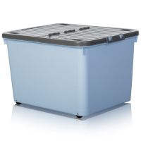 44 Litre Box with Wheels and Folding Lid 