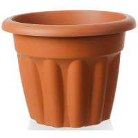 25cm Vista Extra Small Round Plastic Plant Pot