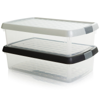 7 Litre Wham Clip Plastic Storage Box with Lid 6.01
