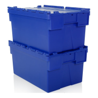 Pack of 2 - 56 Litre Attached Lid ALC Containers (310mm high)