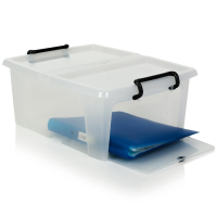 Pack of 4 - 20 Litre Smart Box with Front Opening Flap