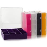 29cm (10.02) Square Plastic Organiser with 16 Compartments 