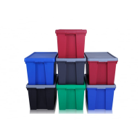 Pack of 3 - 62 Litre Strong Wham Bam Strong Boxes with Lids
