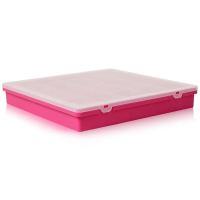 38.5cm (11.01) Square Organiser Box with Hinged Lid and 15 Compartments