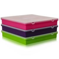38.5cm (11.03) Square Organiser Box with 6 Compartments