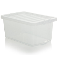 Pallet Deal x 520 - 10 Litre Crystal Plastic Storage Boxes with Lids