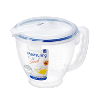 1 Litre Measuring Cup with Airtight Clip on Lid